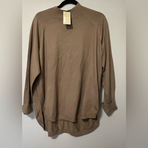 G - Michael Kors Tan Knit Sweater - Picture 1 of 5